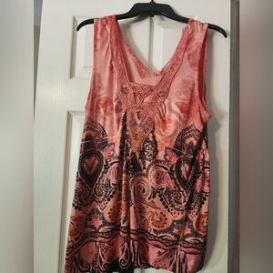 Energe Women's Paisley Sleeveless Top